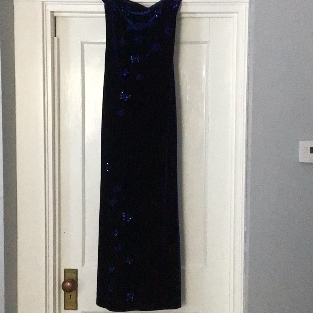 Butterfly dress velvet